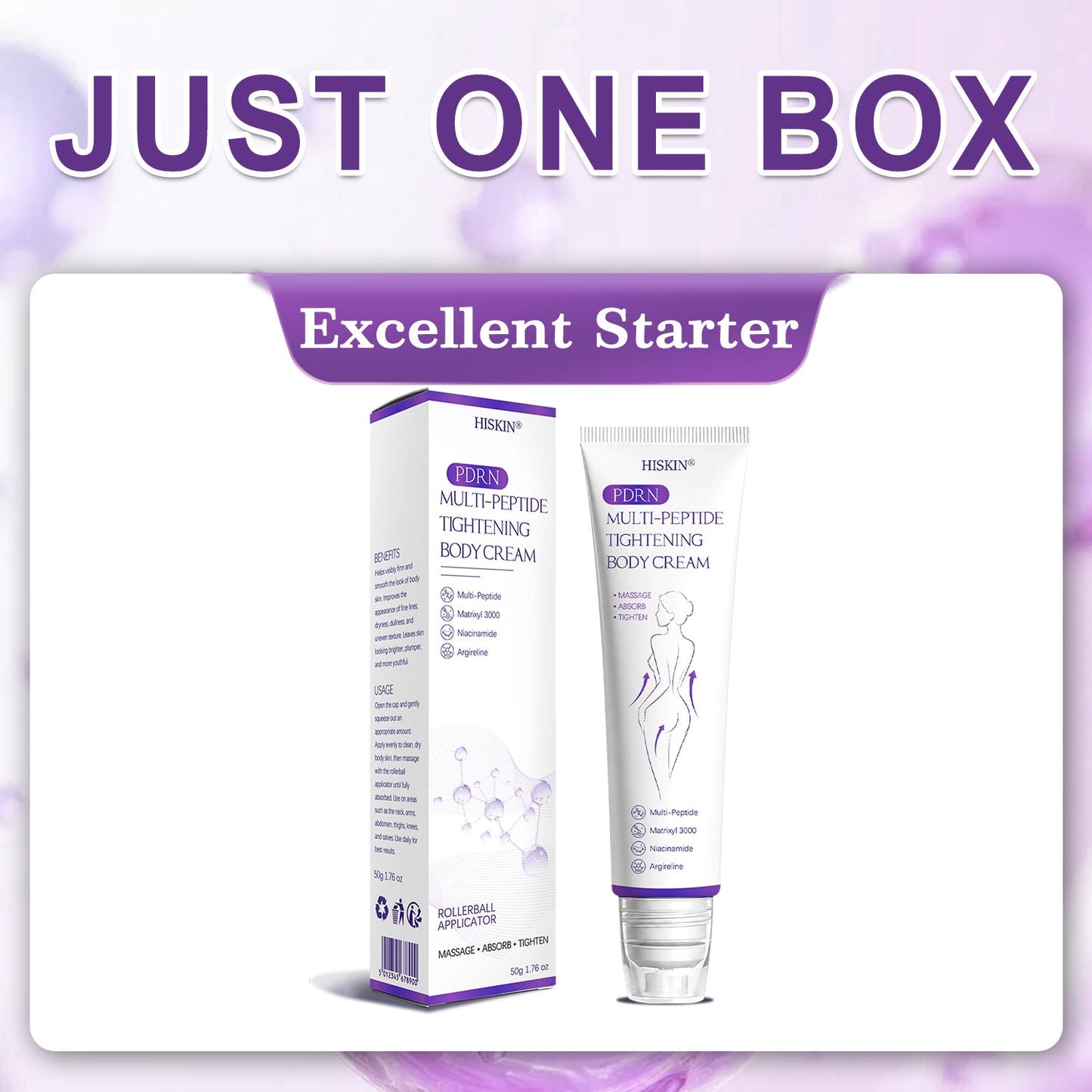 𝐇𝐈𝐒𝐊𝐈𝐍® 𝐏𝐃𝐑𝐍 𝐌𝐮𝐥𝐭𝐢-𝐏𝐞𝐩𝐭𝐢𝐝𝐞 𝐌𝐚𝐬𝐬𝐚𝐠𝐢𝐧𝐠 𝐁𝐨𝐝𝐲 𝐑𝐨𝐥𝐥𝐞𝐫 𝐂𝐫𝐞𝐚𝐦- 𝐀𝐧𝐭𝐢-𝐚𝐠𝐢𝐧𝐠, 𝐇𝐲𝐝𝐫𝐚𝐭𝐢𝐧𝐠, 𝐒𝐤𝐢𝐧 𝐅𝐢𝐫𝐦𝐢𝐧𝐠 & 𝐋𝐢𝐟𝐭𝐢𝐧𝐠, 𝐒𝐤𝐢𝐧 𝐑𝐞𝐩𝐚𝐢𝐫, 𝐄𝐯𝐞𝐧 𝐓𝐨𝐧𝐞, 𝐀𝐜𝐧𝐞 𝐚𝐧𝐝 𝐃𝐚𝐫𝐤 𝐒𝐩𝐨𝐭 𝐓𝐫𝐞𝐚𝐭𝐦𝐞𝐧𝐭, 𝐖𝐚𝐫𝐭 𝐚𝐧𝐝 𝐌𝐨𝐥𝐞 𝐑𝐞𝐦𝐨𝐯𝐚𝐥, 𝐚𝐧𝐝 𝐏𝐬𝐨𝐫𝐢𝐚𝐬𝐢𝐬 𝐑𝐞𝐥𝐢𝐞𝐟.